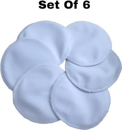 kistapo Reusable Washable Nursing Maternity Breast Pads | Absorbent Comfort Fit - 6 Pcs Nursing Breast Pad