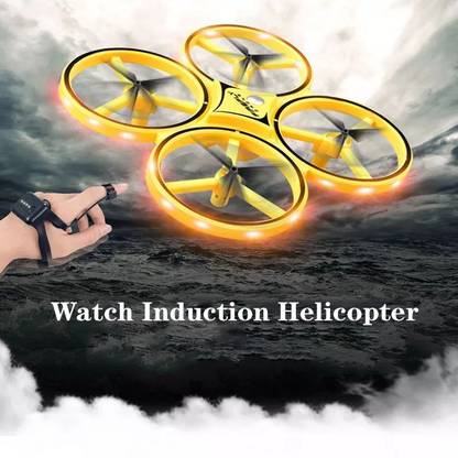 Jsk enterprise D10H FIREFLY DRONE 2.4 GHz Gravity Sensor RC Quad copter Obstacle Avoidance Hand Control Altitude Hold WITH LED LIGHTS