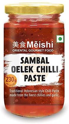 Meishi Authentic Sambal Oelek Chilli Paste | Indonesian Chilli Paste | Hot Chilli Paste Sauce