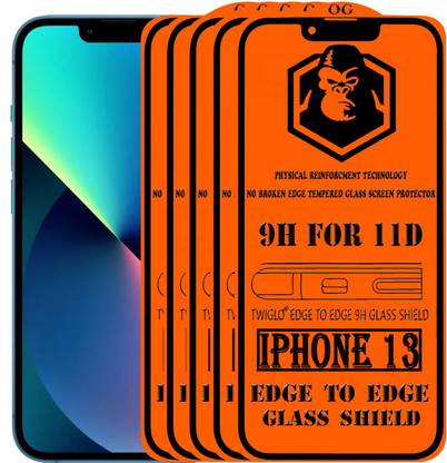 TWIGLO Edge To Edge Tempered Glass for IPHONE 13