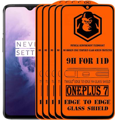 TWIGLO Edge To Edge Tempered Glass for ONEPLUS 7