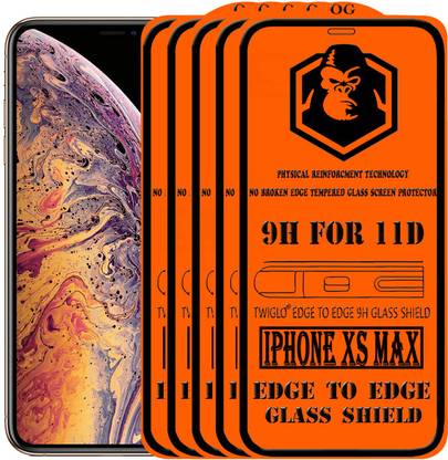 TWIGLO Edge To Edge Tempered Glass for Apple iPhone XS Max