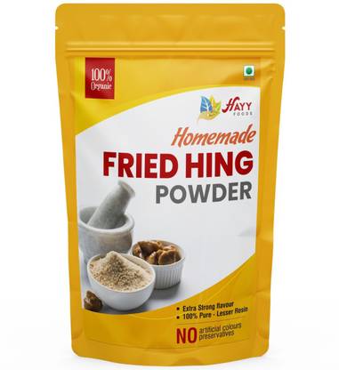 HAYYFOODS Homemade Hing Powder - 100%Pure Asafetida / Perungayam - Extra Strong - No Maida