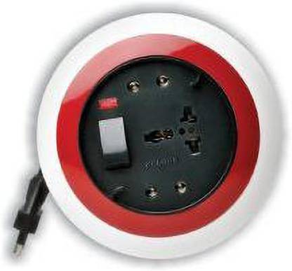 KOLORS Kin Flex Box - 2 PIN - 5 Meter Cird 3  Socket Extension Boards