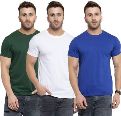 Damngud Solid Men Multicolor T-Shirt