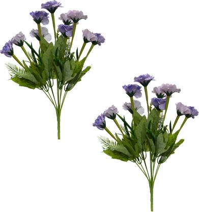 decormasters artificial flower carnation bunch without pot Blue Carnations Artificial Flower