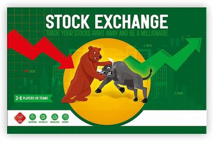 Divykri Stock Exchange Board Game for 2 to 6 Players Money & Assets Board Game
