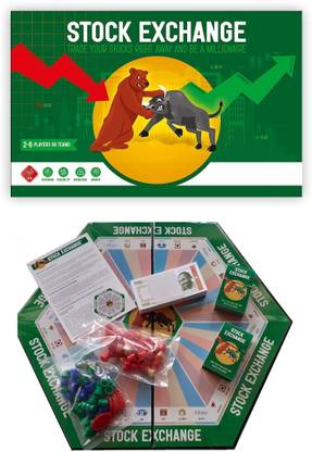 Quadrants Stock Exchange Board Game for 2 to 6 Players for 13+ Years of People Party & Fun Board Game