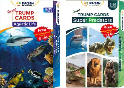 kaizen Microlesson Smart Trump Cards. (2 in 1 Combo)