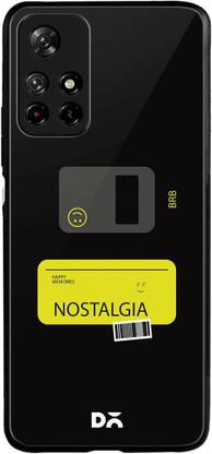 DailyObjects Nostalgia BRB Glass Back Cover for Xiaomi Redmi Note 11T