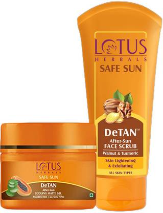 LOTUS HERBALS Sun Protection DeTan Combo