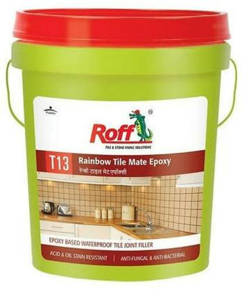 Pidilite Roff Rainbow Tile Mate Epoxy Grout (Steel Grey Colour) (1 kg) Crack Filler