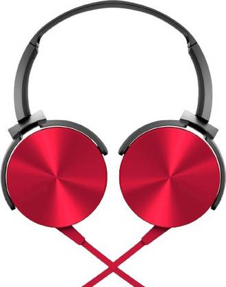 Nyronics NS450 1.2m Wired Headphone with Mic (Multi Color) Wired