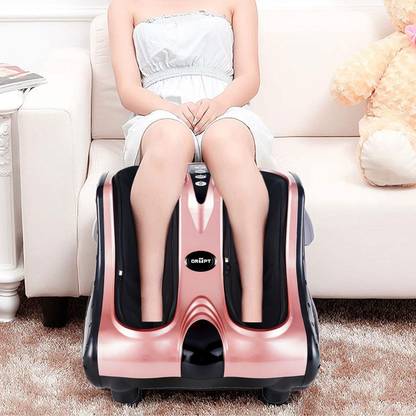 MEDGEARS for Pain Relief & Improving Blood Circulation Foot Calf & Leg Massager, with Vibration & Heat, 3 Massage Levels, 4 Motors Massager