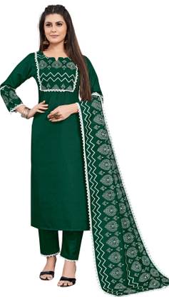 Fabrilon Kurta, Trouser/Pant & Dupatta Set