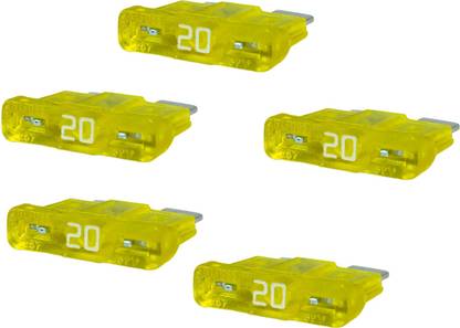 Ovicart ATO/ATC Regular Blade Fuse -20A (Pack of 5) Vehicle Fuse