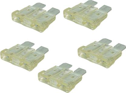 Ovicart ATO/ATC Regular Blade Fuse -25A (Pack of 5) Vehicle Fuse