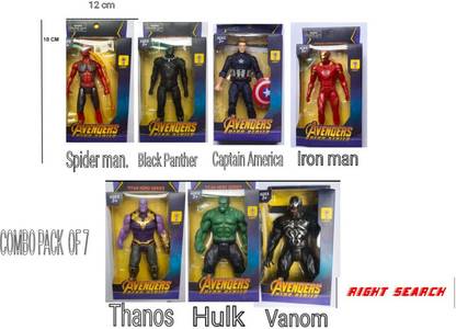 RIGHT SEARCH Action Super Hero Set Combo Pack