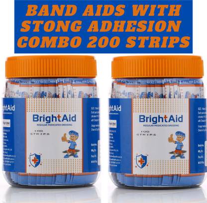 BRIGHT AID REGULAR Adhesive Band Aid