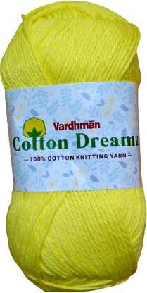 vardhman knitting yarn VARDHMAN COTTON DREAMZ YARN- PACK OF 4 BALLS