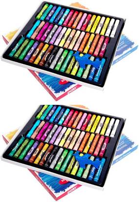 Polo 50 pcs oil pastel color set (Pack of 2)