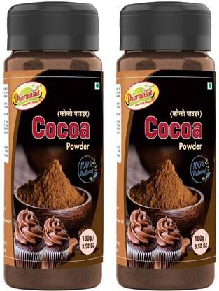 Dharmasut Cocoa Powder | 100% Pure, Natural And Unsweetened | 100g*2 | Cocoa Powder