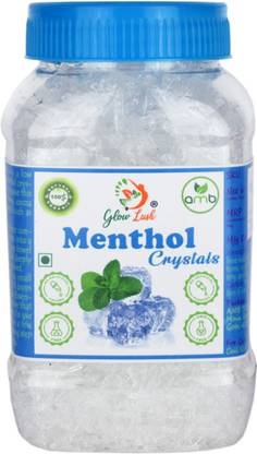 Glow Lush Premium Menthol Crystals (50gm), Natural Mint