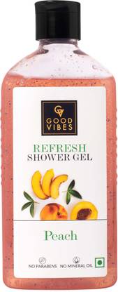 GOOD VIBES Peach Refresh Shower Gel