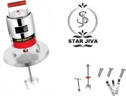 STAR JIVA Aluminium 5 " motor steel thali Curd Butter Churner/Madhani/Lassi Machine 14 l Butter Maker Churn