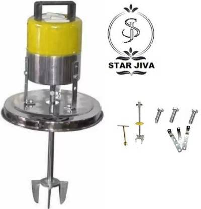 STAR JIVA Aluminium 5 " motor Curd Butter Churner/Madhani/Lassi Machine 14.3. Ltrssteel Butter Maker Churn