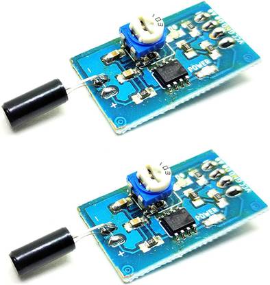 INVENTO 2Pcs 4pin SW-18015P Shock Sensor Vibration Impact Collision Sensor Module Automotive Electronic Hobby Kit