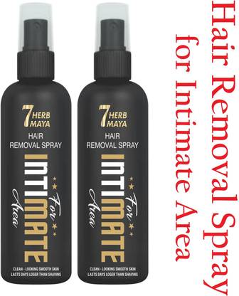 7Herbmaya Hair Removal Spray for Intimate Area | Easy to use, Quick Result Hair Remover Spray