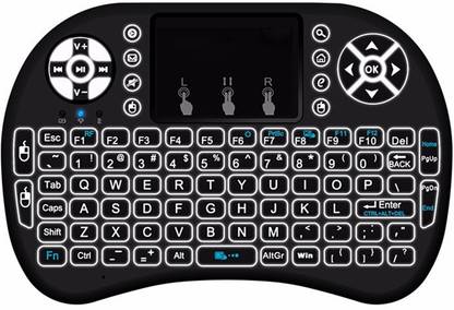 Wifton Backlit keyboard Mini Wireless Keyboard 2.4G with Touchpad-X22 Bluetooth Handheld Multi-device Keyboard Compatible with Desktop, Laptop, Mac