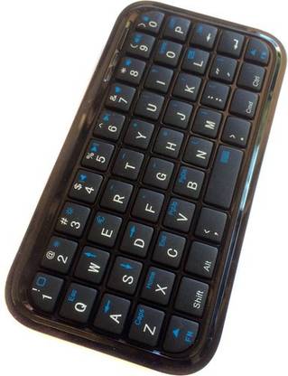 Wifton Bluetooth Keyboard 49-key Micro USB Port Charging Wireless Mini-IX16 Bluetooth Handheld Multi-device Keyboard Compatible with Desktop, Laptop, Mac