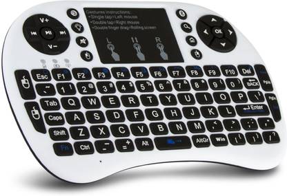 Wifton Backlit keyboard Mini Wireless Keyboard 2.4G with Touchpad-X10 Bluetooth Handheld Multi-device Keyboard Compatible with Desktop, Laptop, Mac Easy to Use,Plug and Play,Quick, Comfy Durable body