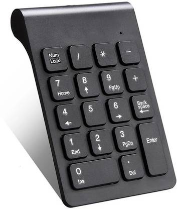 Wifton Wireless Mini Number Keypad 18 Keys Digital Numeric Keyboard-IX2 Wireless Handheld Multi-device Keyboard Compatible with Desktop, Laptop, Mac
