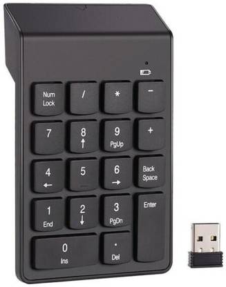 VibeX 18 Keys Mini Numeric Keypad USB Wireless Mechanical Numpad-IX19 Wireless Handheld Multi-device Keyboard Compatible with Desktop, Laptop, Mac