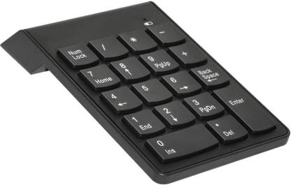 VibeX Number Keypad Digital Mini Numeric Keyboard-IX4 Wireless Handheld Multi-device Keyboard Compatible with Desktop, Laptop, Mac