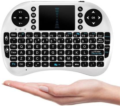 Wifton Mini Bluetooth Keyboard with Touchpad&QWERTY Keyboard, Backlit-X16 Bluetooth Handheld Multi-device Keyboard Compatible with Desktop, Laptop, Mac