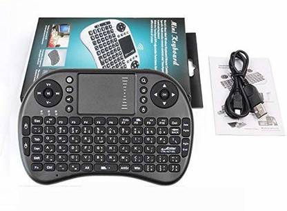 VibeX Wireless Keyboard English Version 2.4G with Touchpad for PC android Black-X19 Bluetooth Handheld Multi-device Keyboard