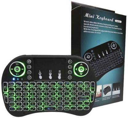 Wifton Keyboard Russian English Air Mouse Multi-Media Remote Control Touchpad-X36 Bluetooth Handheld Multi-device Keyboard Compatible with Desktop, Laptop, Mac Easy to Use,Plug and Play,Quick, Comfy Durable body