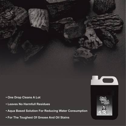 JascoS Activated Charcoal Liquid Dish Wash Classic Liquid Detergent