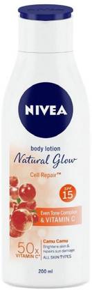 निवेआ बॉडी लोशन नैचुरल ग्लो सेल रिपेयर 200ML -1 का सेट