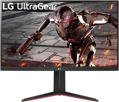 LG ULTRAGEAR 81.28 cm (32 inch) Quad HD LED Backlit VA Panel Gaming Monitor (165 Hz 1ms, FreeSync Premium, HDR 10, HDMI, DP, Height Adjust , Pivot- 32GN650-B)