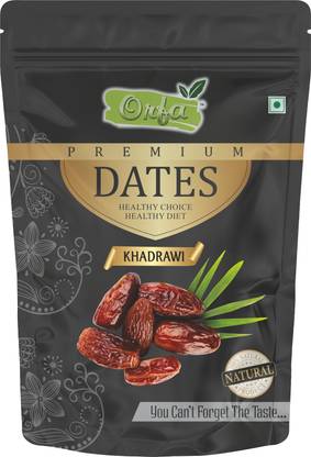 ORFA Khadrawi Dates (Khajoor/Khajur) | All Natural | No Added Sugar Dry Fruits Dates