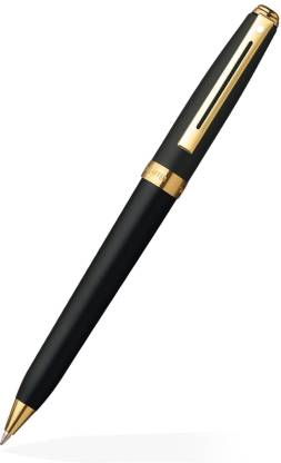 SHEAFFER Prelude A 346 - Black Matte Barrel With Gold Plate Trim Ball Pen