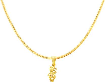 Goldfish Hanging Peacock Pendant Chain Gold-plated Brass Pendant Set