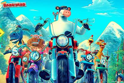 YAA - Barnyard Movie Art Effect Poster 3 (18inchx12inch) Photographic Paper