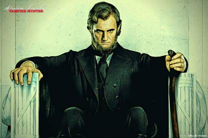 YAA - Abraham Lincoln: Vampire Hunter Art Effect Movie Poster (18inchx12inch) Photographic Paper