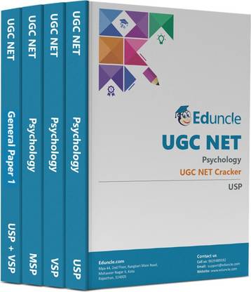NTA UGC NET Psychology Cracker (Complete Test Series For Paper 1 & 2) By Eduncle 2022